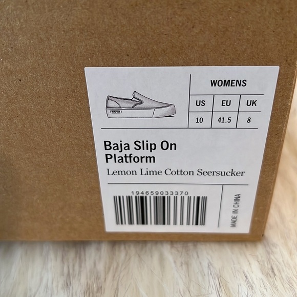 SeaVees Baja Slip-On Platform Sneakers NIB Size 10 🍋 - Picture 7 of 7